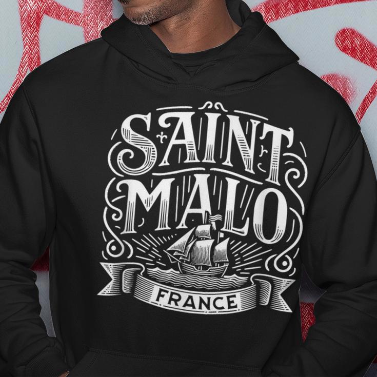 Segelschiff Saint-Malo Frankreich Kapuzenpullover Lustige Geschenke