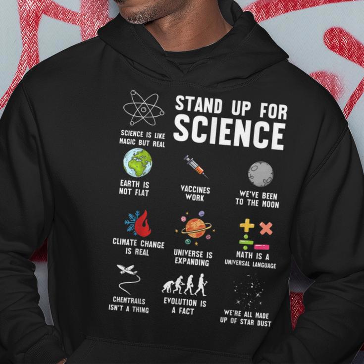 Setz Dich Für Wissenschaft Ein Wissenschaft Klimawandel Kapuzenpullover Lustige Geschenke