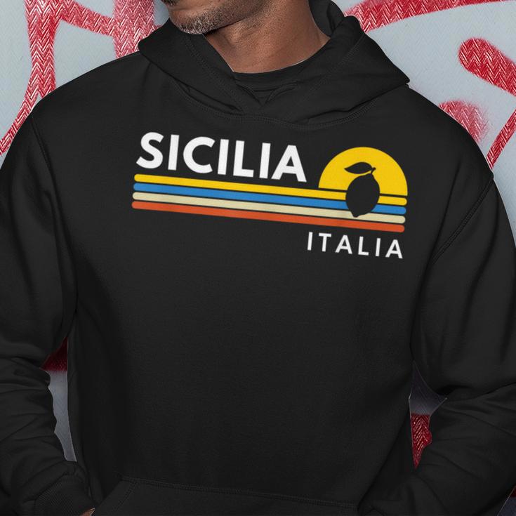 Sicilia Italia Italy Lemon Souvenirsintage Retro Kapuzenpullover Lustige Geschenke