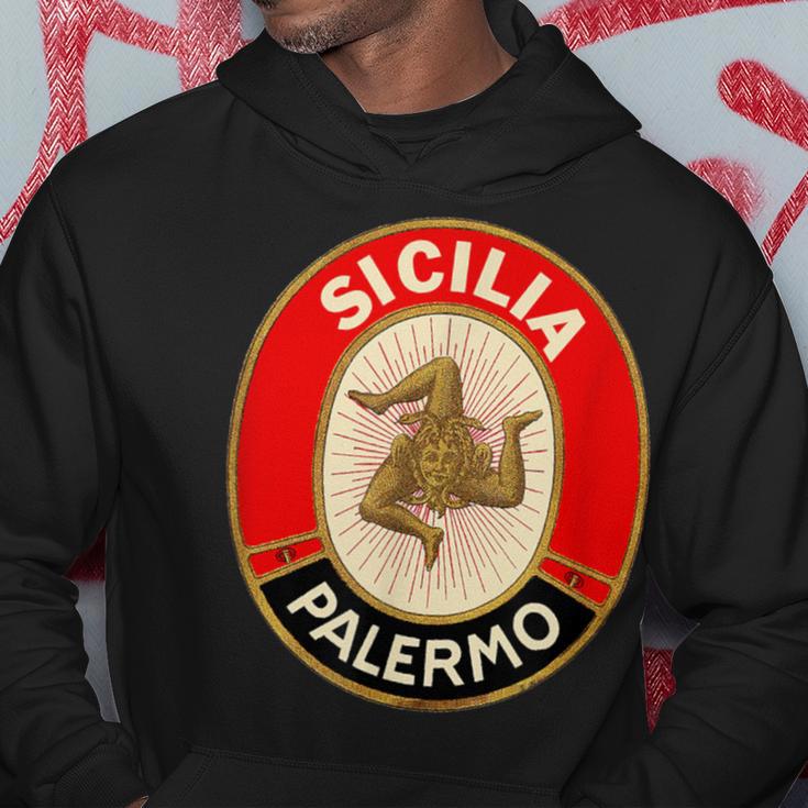 Sicilia Palermo Sicily Italian Sicilian Kapuzenpullover Lustige Geschenke