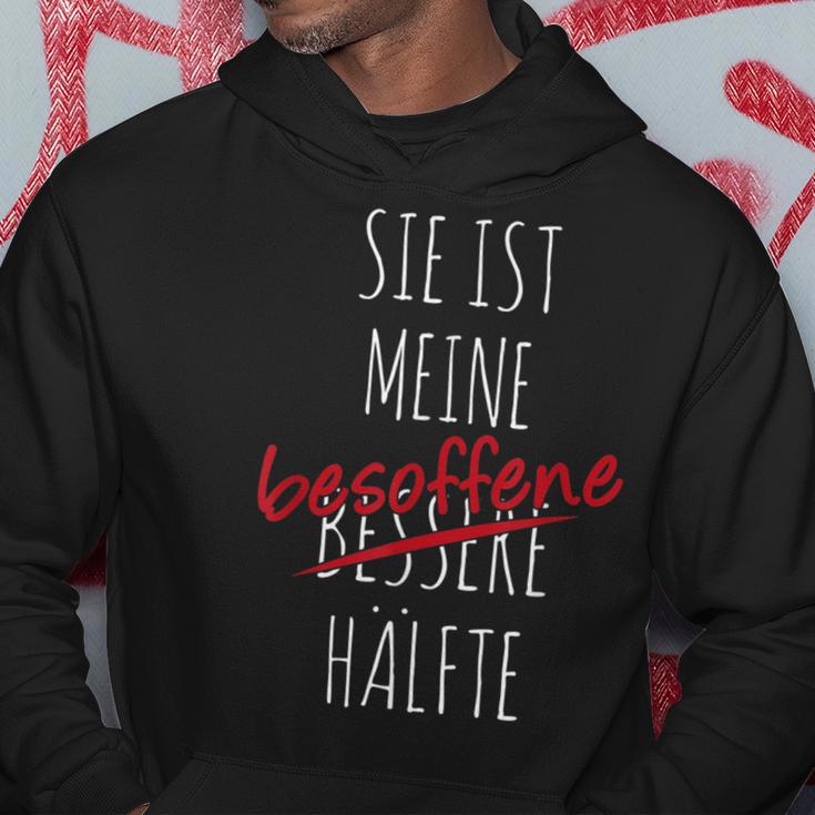 Sie Ist Meine Besoffene Half German Langu Kapuzenpullover Lustige Geschenke