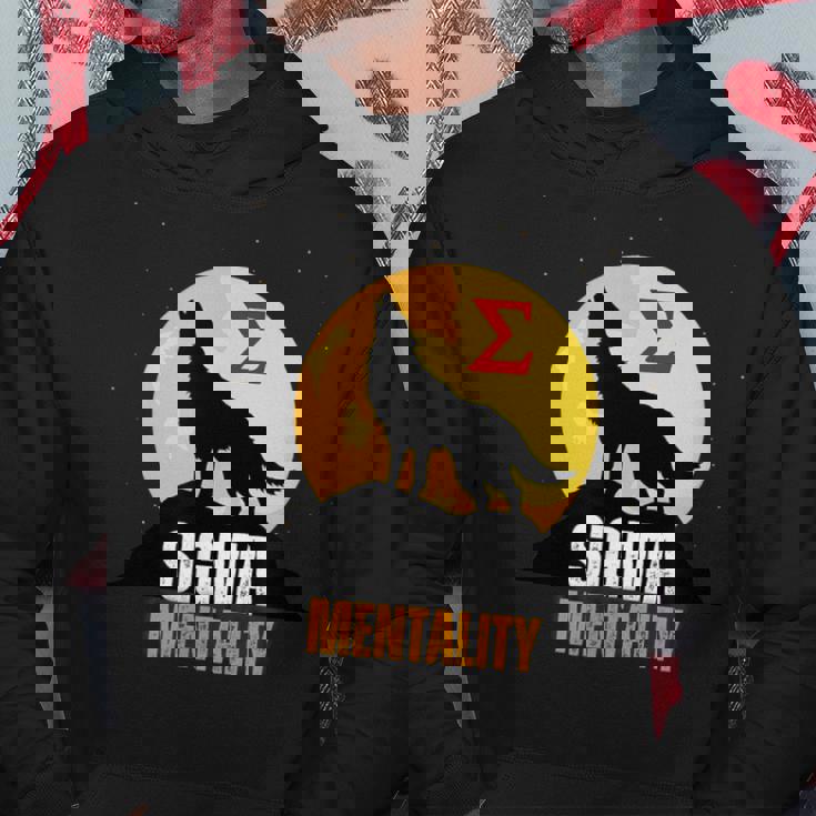 Sigma Male Loner Lone Wolf Sigma Mentality Hoodie - Monsterry