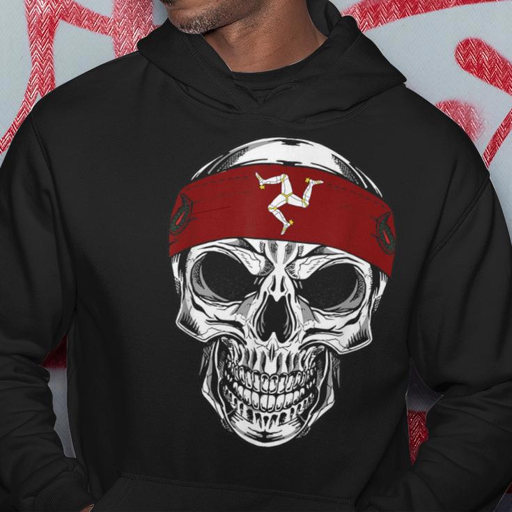 Skull Isle Of Man Kapuzenpullover Lustige Geschenke