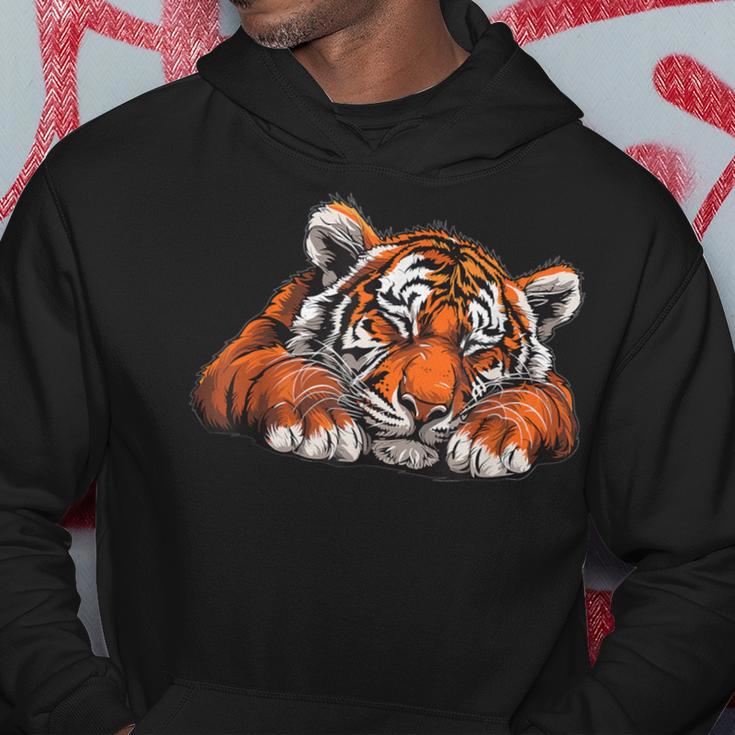 Sleeping Tiger I Tiger Children's Kapuzenpullover Lustige Geschenke