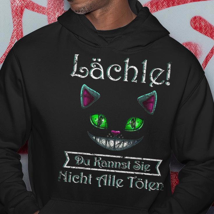 Smile Du Kannst Sie Nicht Alle Töten Cheshire Cat Kapuzenpullover Lustige Geschenke