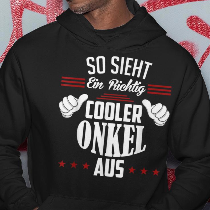 So Sieht Ein Richtig Cooler Onkel Aus Uncle Kapuzenpullover Lustige Geschenke