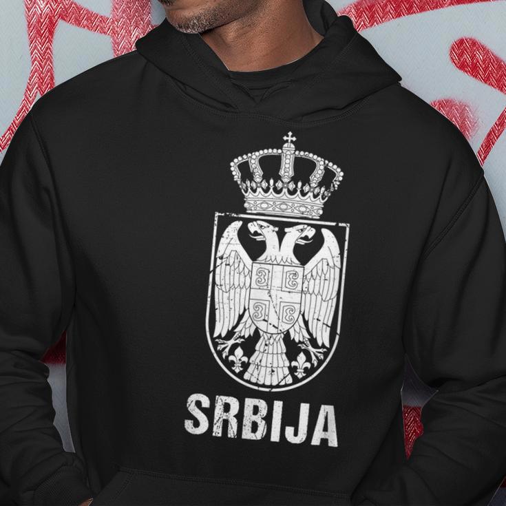 Srbija Serbia Flag Serbian Double Eagle Kapuzenpullover Lustige Geschenke