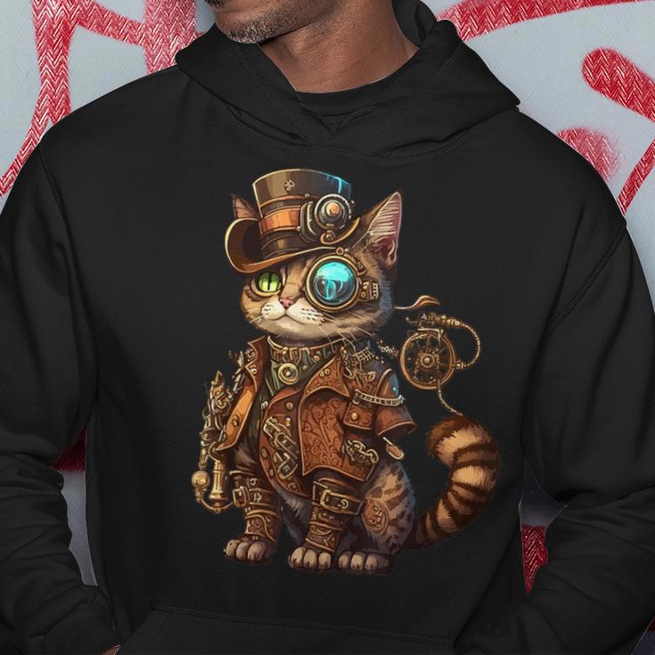 Steam Punk Cat Kitten Kitty Steampunk Kapuzenpullover Lustige Geschenke