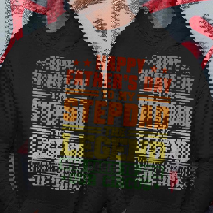 Stepdad Bonus Dad Step Dad For Father's Day Hoodie Personalized Gifts