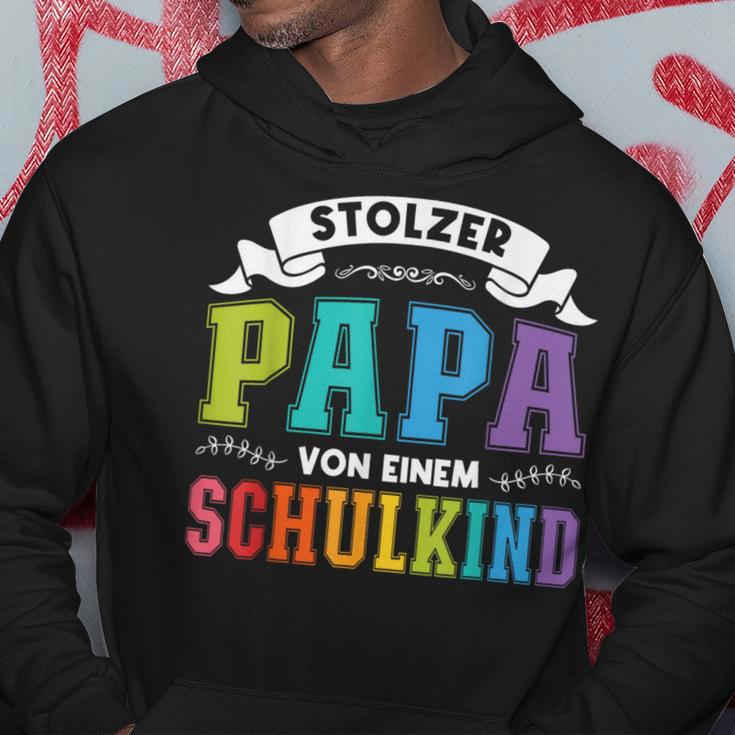 Stolzer Papaon Einem Schulkind First Day Of School Kapuzenpullover Lustige Geschenke