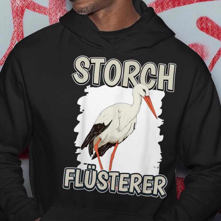 Stork Whisperer Storchflüsterer Sachenogel Stork Kapuzenpullover Lustige Geschenke