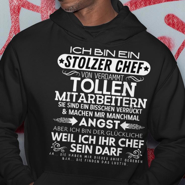 Super Chef Ich Bin Ein Stolzer Chefon Tollen Mitarbeitern Kapuzenpullover Lustige Geschenke