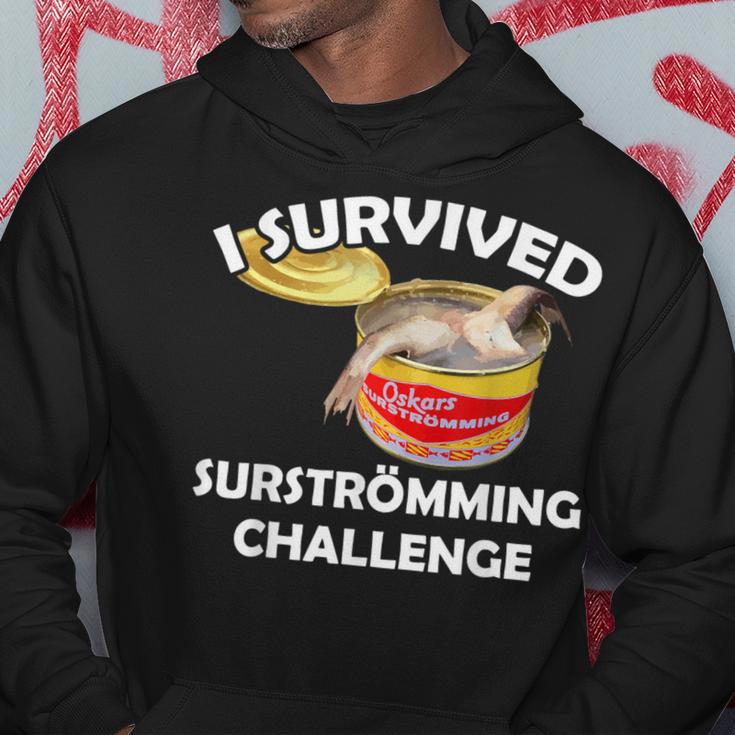 Surströmming I Survived Surströmming Challenge Kapuzenpullover Lustige Geschenke