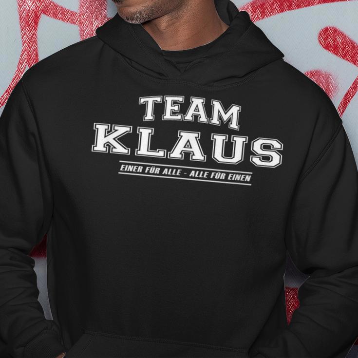 Team Klaus Proud Familie Kapuzenpullover Lustige Geschenke