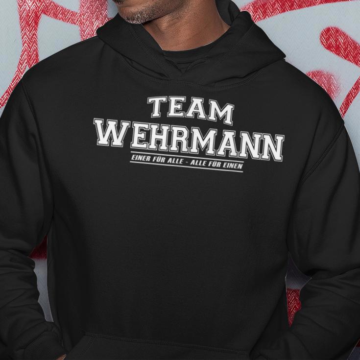 Team Wehrmann Stolze Familie Nachname Geschenk Kapuzenpullover Lustige Geschenke