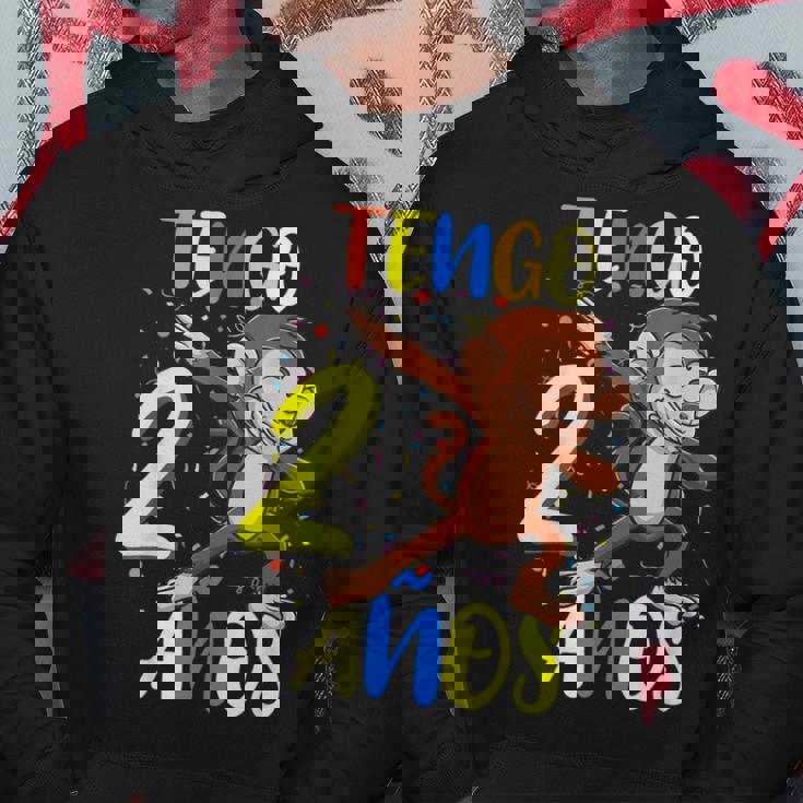 Tengo 2 Años 2º Cumpleaños Mono Sudadera Regalos divertidos