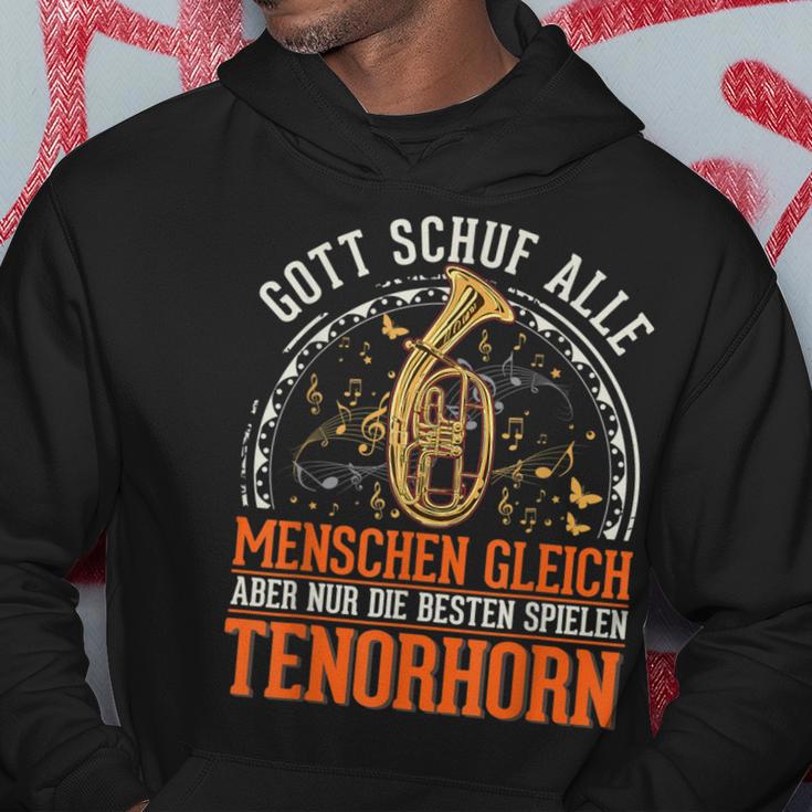 Tenor Horn Gott Tenor Hornist Kapuzenpullover Lustige Geschenke