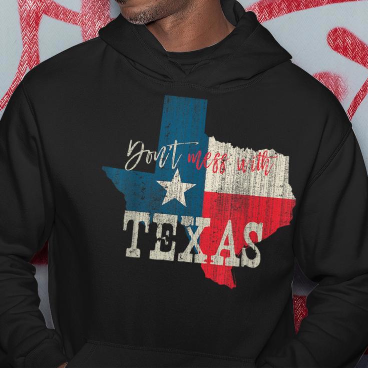 Texas The Lone Star State Leg Dich Nicht Mit Texas An Kapuzenpullover Lustige Geschenke