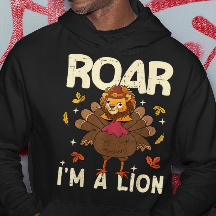Thanksgiving Fake Lion Thanksgiving Turkey Lion Hoodie Unique Gifts