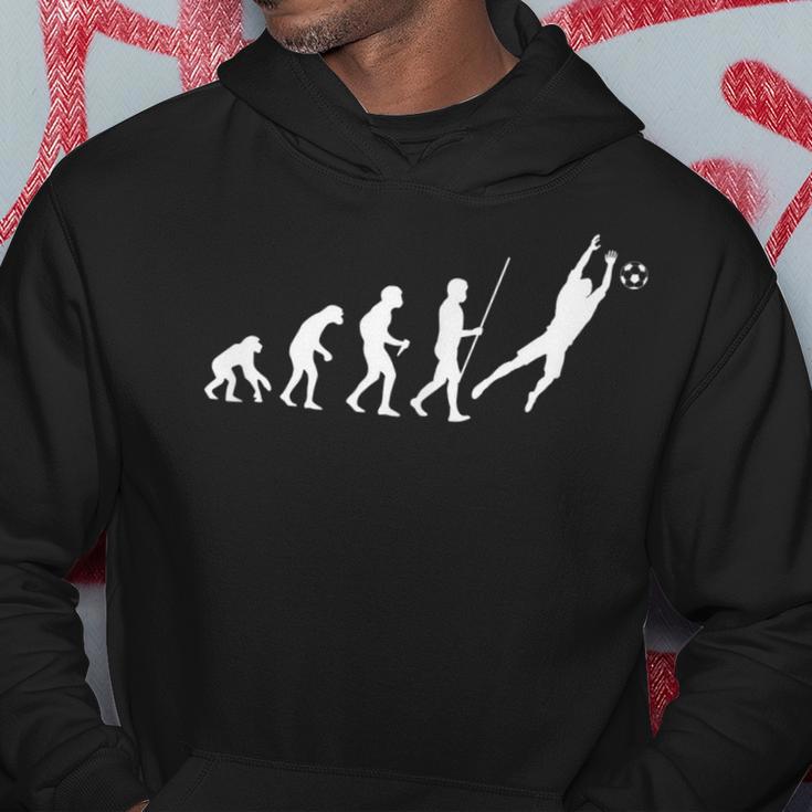 Torwart Evolution Fußball Fußballtorhüter Kapuzenpullover Lustige Geschenke