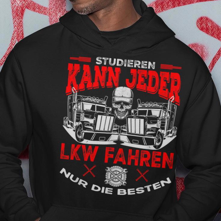 With Truck Driver Studier Kann Jedem Trucker Trucker Kapuzenpullover Lustige Geschenke