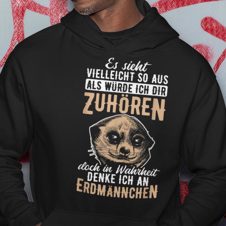 In Truheit Denke Ich An Meerkat Kapuzenpullover Lustige Geschenke