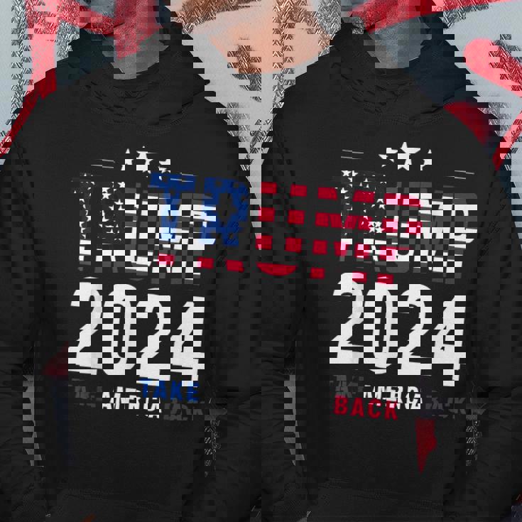 Trump 2024 Take America Back Bandera De Estados Unidos Donald Trump Sudadera Regalos divertidos