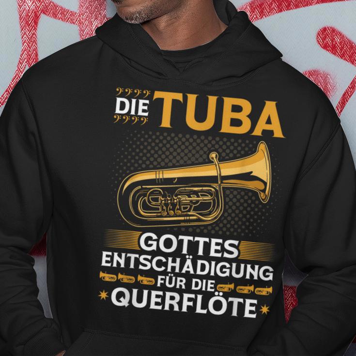 Tuba Entschädigung Querflöte Blasmusik Festival Bass Tubist Kapuzenpullover Lustige Geschenke