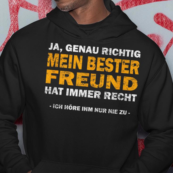 For Two Best Friends Mein Bester Freund Hat Immer Rcht Kapuzenpullover Lustige Geschenke