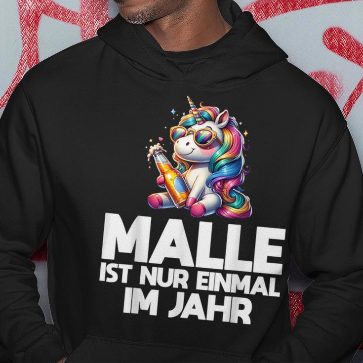 Unicorn Party Fun Malle Ist Nur Einmal Im Jahr Kapuzenpullover Lustige Geschenke