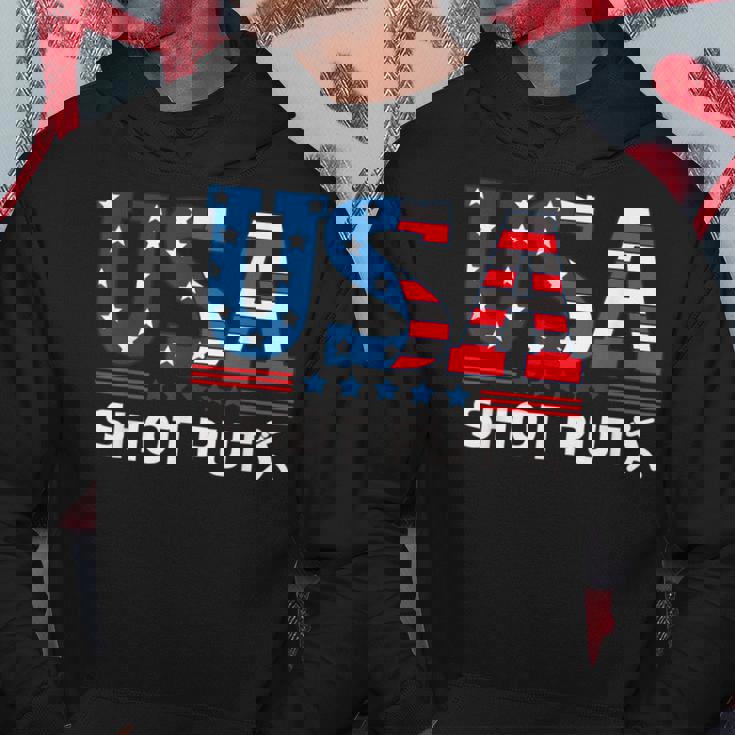 United States Flag Shot Put Usa Team Sport Shot Put Hoodie Personalized Gifts