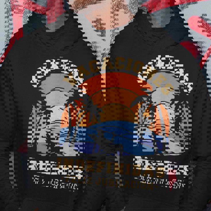 Vacaciones Indefinidas Regalo Feliz Jubilación Sudadera Regalos divertidos