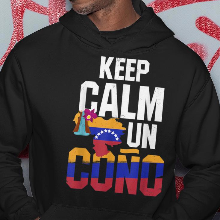 Venezuela Freedom Keep Calm Un Cono Banderaenezuela Kapuzenpullover Lustige Geschenke