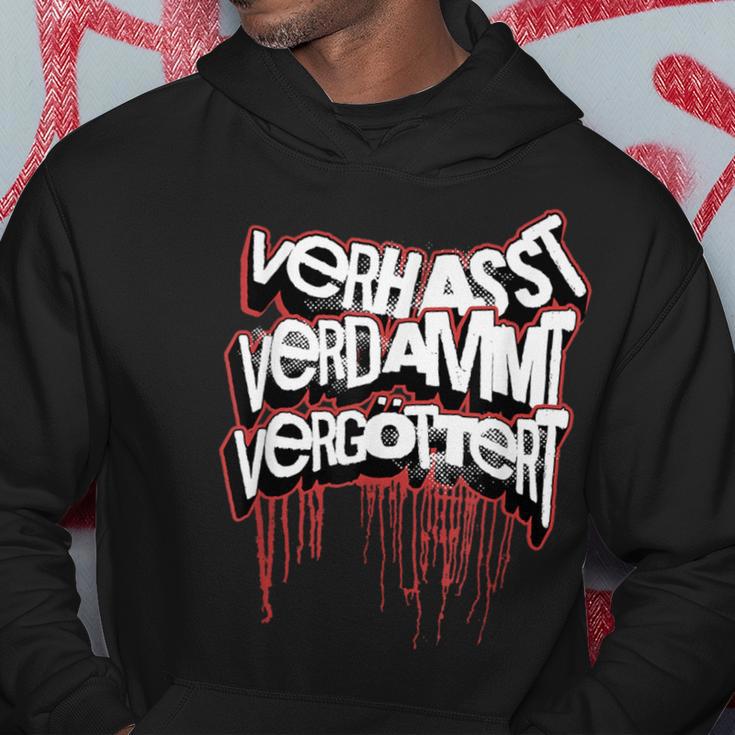 Verhassterdammtergöttert Kapuzenpullover Lustige Geschenke