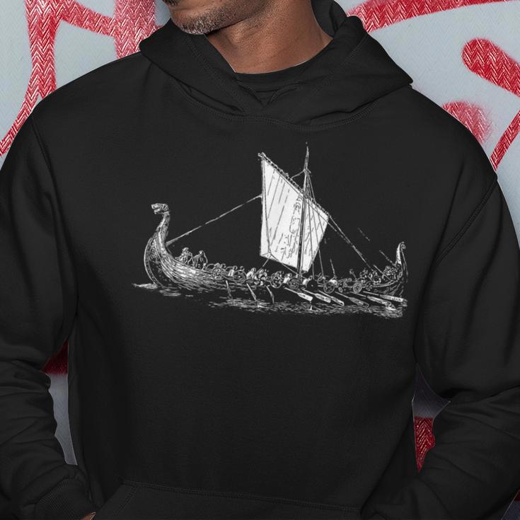 Viking Ship Nordic Mythology Nordmann & Walhalla Kapuzenpullover Lustige Geschenke