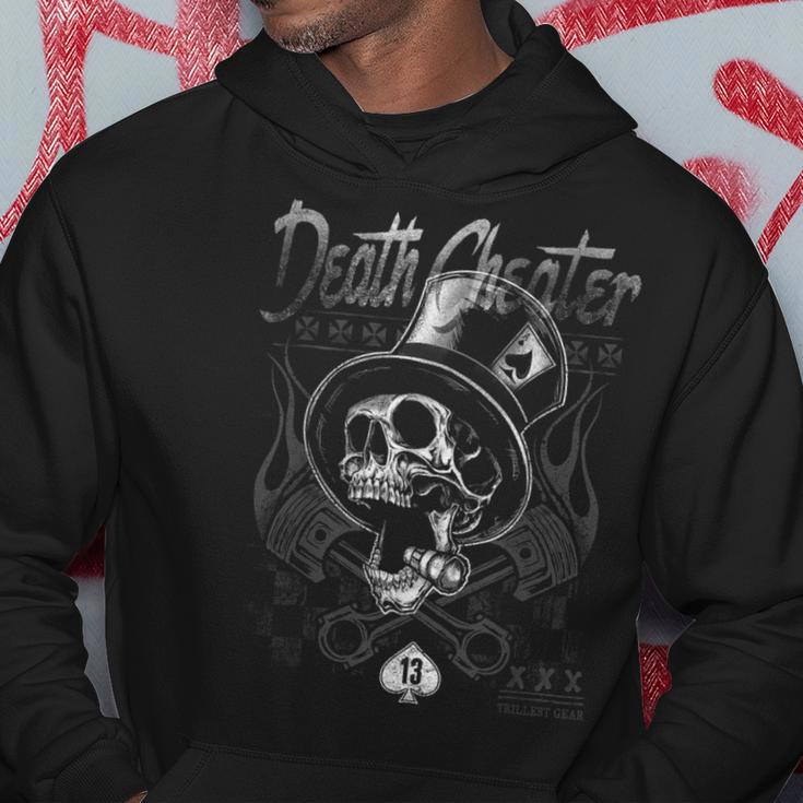 Vintage Death Cheater Skull Kapuzenpullover Lustige Geschenke