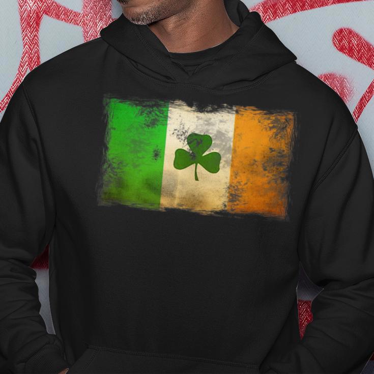 Vintage Flag Ireland Grunge Distressed Irish Top Kapuzenpullover Lustige Geschenke