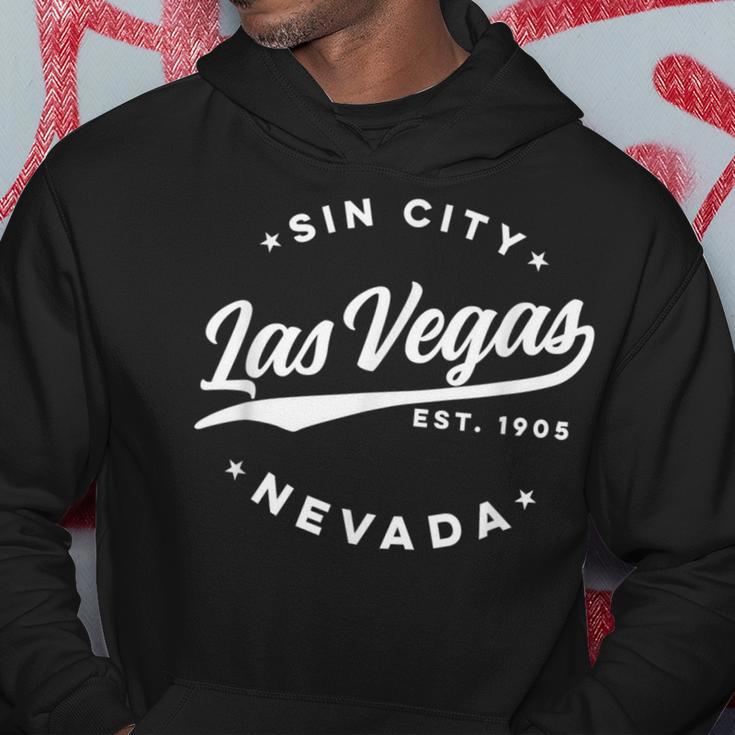 Vintage Lasegas Sin City Nevada Text Kapuzenpullover Lustige Geschenke