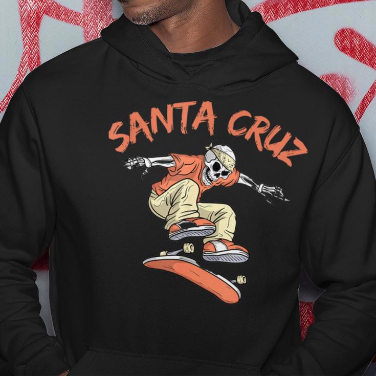 Vintage Santa Cruz California Skeleton Skateboarder Kapuzenpullover Lustige Geschenke