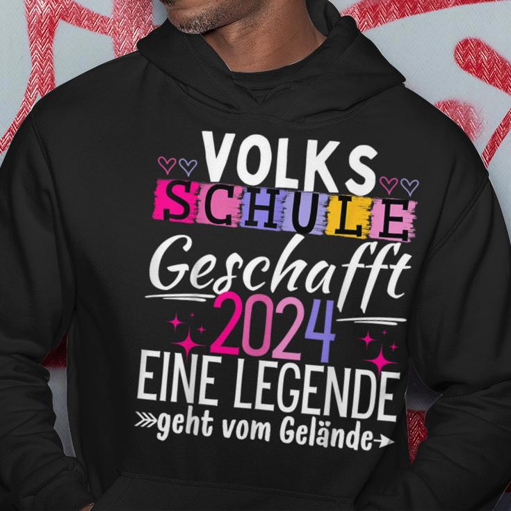 Volksschule Geschafft Abschlussolksschule 2024 Kapuzenpullover Lustige Geschenke