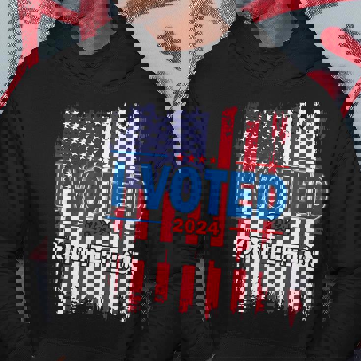 I Voted For The Felon Republican Trump 2024 I Voted Hoodie Unique Gifts
