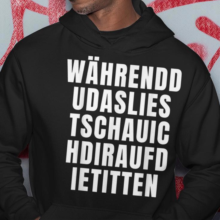 Während Du Das Liest Schau Ich Dir Auf Die Titten Kapuzenpullover Lustige Geschenke