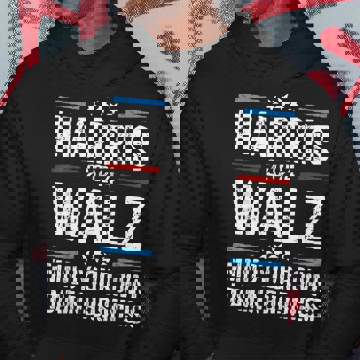 Walz Waltz 2024 Fai Attenzione Ai Tuoi Maledetti Affari Felpa con cappuccio Regalos divertidos
