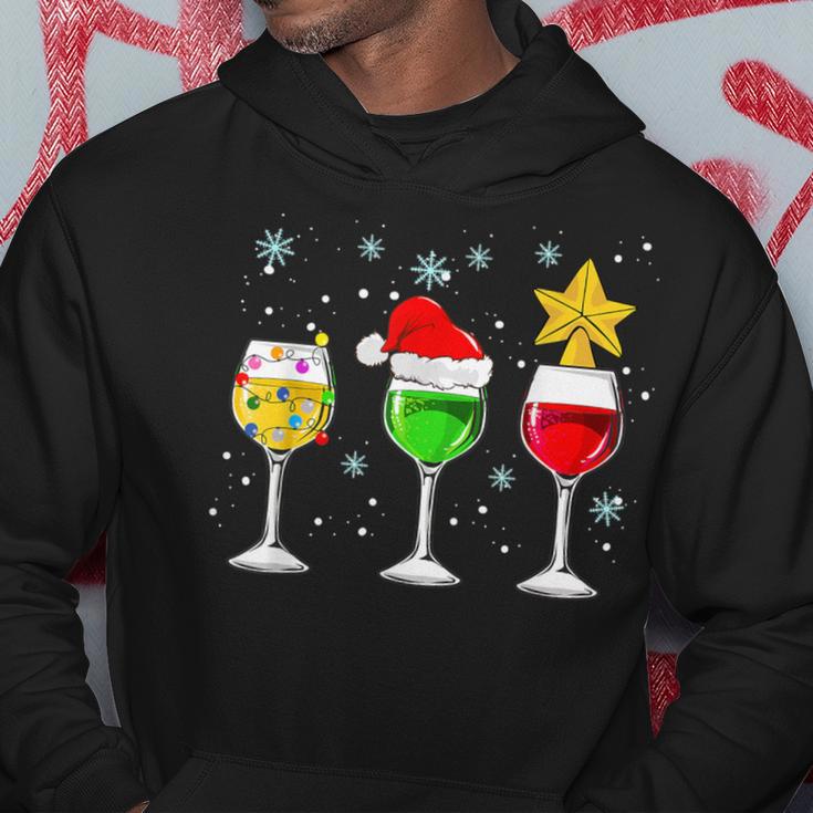 Weihnachten Prosecco Wein Lustiges Sekt Weinglas Geschenk Kapuzenpullover Lustige Geschenke