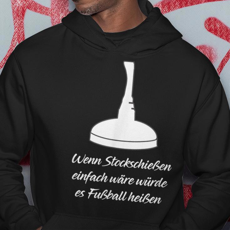 Wenn Stock Shooten Einfach Würde Es Fußball Heißen Kapuzenpullover Lustige Geschenke