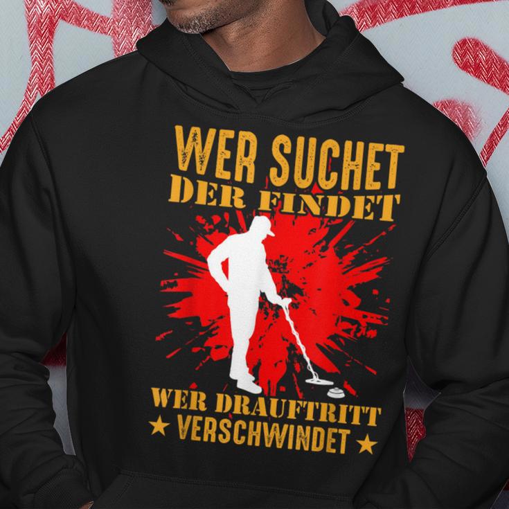 Wer Suchet Der Find Sondel Sondler Metal Detector Kapuzenpullover Lustige Geschenke