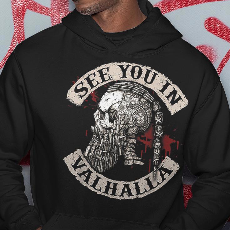 Wir See Uns Inalhalla Skulliking Kapuzenpullover Lustige Geschenke