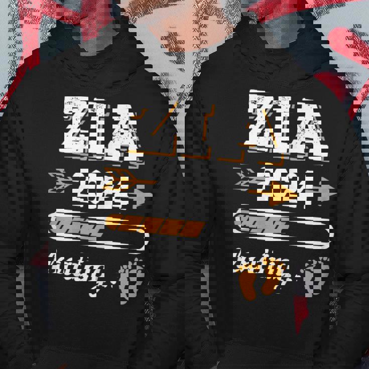 Zia 2024 Loading Regalo Divertente Per La Madrina In Attesa Felpa con cappuccio Regalos divertidos