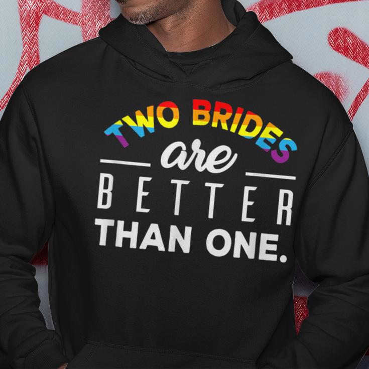 Zwei Brute Sind Besser Than Eine Lgbt Kapuzenpullover Lustige Geschenke