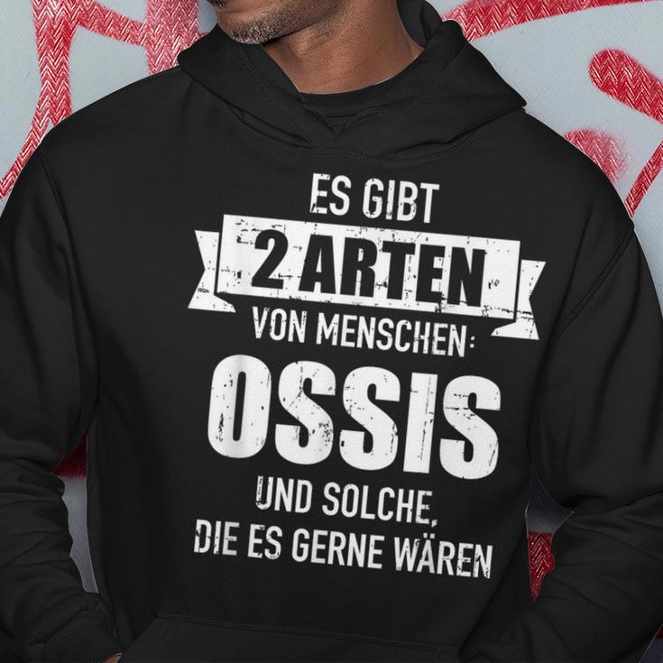 Zwei Types Menschen Ossi Saying Ddr Kapuzenpullover Lustige Geschenke